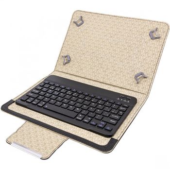 Talius CV-3007 Funda con Teclado Bluetooth para Tablet hasta 10