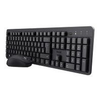 pack trust tkm-360 teclado qwerty espaaol ratan inalambrico negro