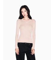ax armani exchange para mujer xw001874af11957m4014 jersey slim v rosa xl casual clasico viscosa