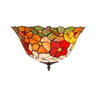 plafon de techo tiffany serie bell d-40cm