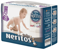 neritos by moltex panales talla 4 9-15 kg 50 uds