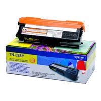 brother tn-328y toner amarillo xxl original