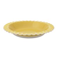 fuente para servir super server grande ceramica de gres amarilla