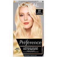 loreal paris preference infinia hair dye various shades - 01 prague very very light natural blonde