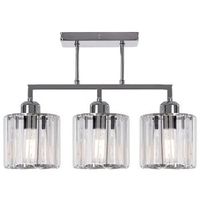 lampara 3xe27 392228 glamour chrome