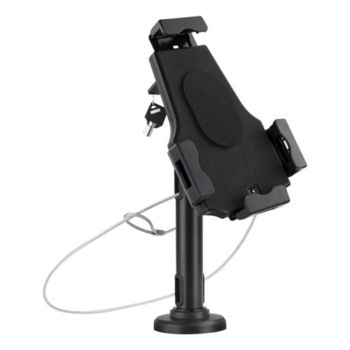 Soporte antirrobo tablet TooQ AISATV0432 mesa o pared acero negro universal