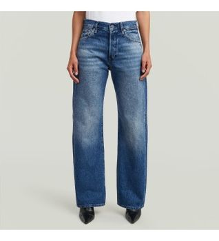 G-Star para mujer. D25372-E267-H544 Jeans Bowey 3D Boyfriend azul (29/32), Casual, Denim, Sostenible, Algodón Reciclado