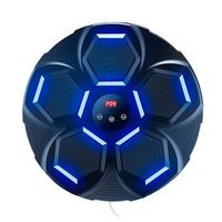 maquina de boxeo musical con bluetooth luces y bateria de larga duracion con 9 modos de uso y 18 niveles de velocidad 40x6x40 cm color negro