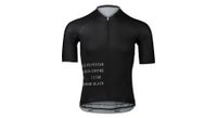 maillot mangas cortas poc pristine print negro