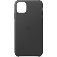 iphone 11 pro max leather case - black black