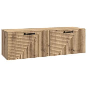 Mueble Para Tv De Pared 98 X 31 X 30 Cm Roble Artisan Vidaxl