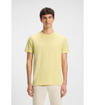BOSS para hombre. 50508243 Camiseta Tegood amarillo (M), Casual, Poliéster, Manga corta