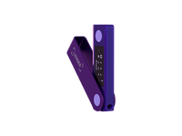 crypto wallet - ledger nano x usb-c bluetooth pantalla 109 oled amatista