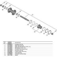 shimano eje buje completo tras157mm fh-m8130-b