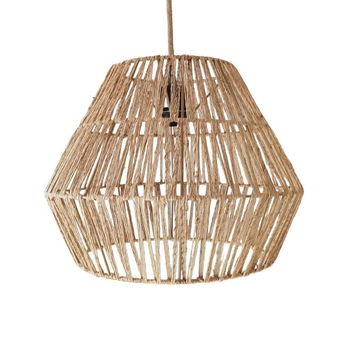 Pantalla estilo natural para lámpara de techo elaborado con algas ø30