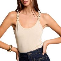 morgan camiseta tirantes fil para mujer