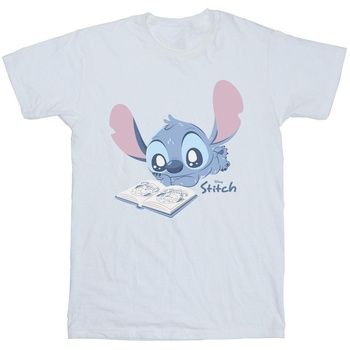 Disney Camiseta Reading Lying Down para niño
