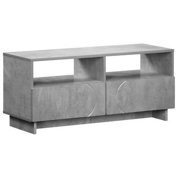 Soporte De Tv 90 X 34.5 X 40 Cm Gris Hormigón Vidaxl