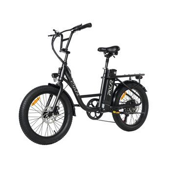 Bicicleta Eléctrica Pixar Fun1 350w 36v 10.4ah 20x3 Fat Negro