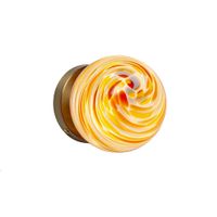 aplique de pared bola de vidrio multicolor d12 cm