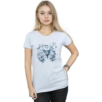 Disney Camiseta Nightmare Before Christmas Paint Spray Carers para mujer