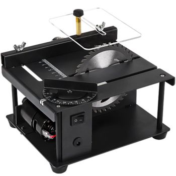 Sierra de mesa de precisión micro de 220 W 10000 RPM Corte de ángulo de 0-90 grados Profundidad de corte de 35-40 mm Fue