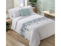 colcha reversible hedera de manterol con fundas de cojin