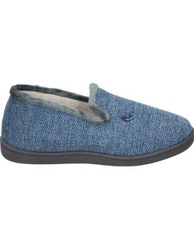 Pantuflas Cerradas Calzados Roal R12018 En Azul Marino 46