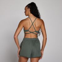 sujetador deportivo de espalda con tiras ajustables tempo para mujer de mp - verde nube - s