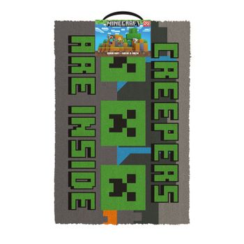 Pyramid International Minecraft (Creepers Need Hugs) - Felpudo de Fibra de Coco, 40 cm x 60 cm, 1,3 kg, Talla única