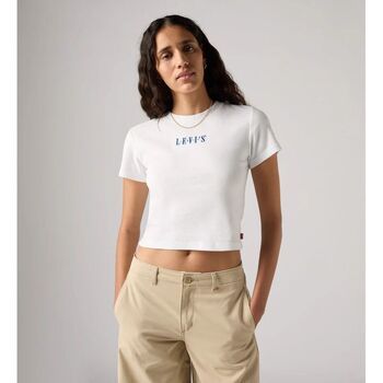 Levis Tops y Camisetas A8798 0043 - SPORTY TEE-BRIGHT WHITE para mujer