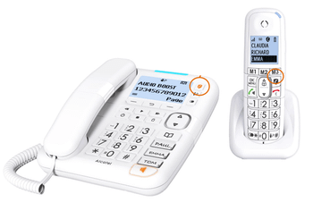 TELEFONO SOBREMESA ALCATEL DEC XL785 COMBO BLANCO