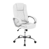 silla de oficina polipiel modelo cash - blanco