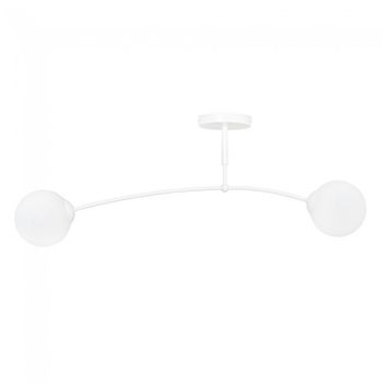 Plafón de techo mobis blanco (2 luces)