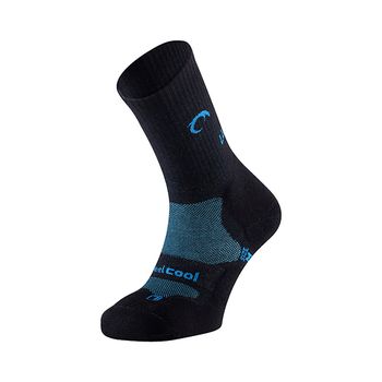 Calcetín senderismo mujer Lurbel Mountain W ¡Ahorra 35%! - L (40/42), NEGRO/TURQUESA