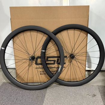 Ruedas de carbono para bicicleta de gravel CSC 1290g 700C con freno de disco Center Lock, trinquete 54T, ancho interno de 23/29 mm, profundidad de 35-58 mm.