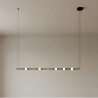 leds c4 colgante dew horitzontal 995mm led 13 blanco calido - 2700k dali negro 782lm