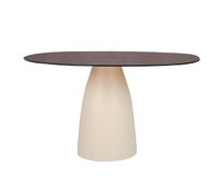 mesa de comedor 4 personas 140 cm en cristal ahumado