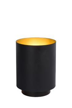 Lámpara de mesa de metal 1xe14, negro