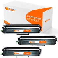 pccom essential brother tn247tn243 toner compatible negro pack 3
