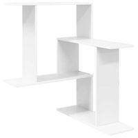 estante de pared 67x67x87 cm madera - blanco