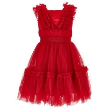 Monnalisa Vestido largo 17c906_t9945_rosso para niña