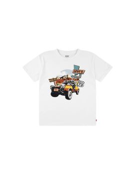 Camiseta Levi's Lvb Day Trip Niño Bright Blanco