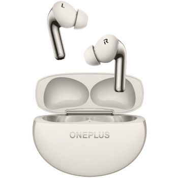 OnePlus Buds Pro 3 Auriculares Bluetooth con Cancelación de Ruido Adaptativa Resplandor Lunar