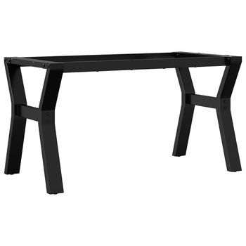 Mesa De Centro 80x40x43 Cm Acero - Negro