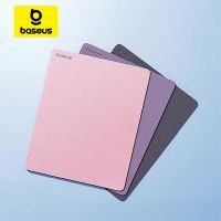 alfombrilla de raton baseus de cuero pu alfombrilla de raton impermeable de 26x21cm alfombrilla de escritorio antideslizante accesorios para ordenador de escritorio alfombrillas para raton