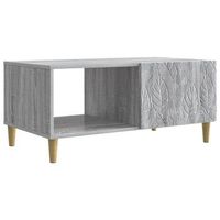 mesa de centro sonoma gris 90 x 50 x 40 cm madera de ingenieria vidaxl