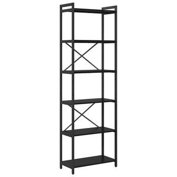 Estante De Libros | Estantería Para Libros Roble Negro 60 X 30 X 189,5 Cm