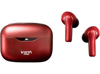 Auriculares True Wireless - Vieta Pro Mute 2, ANC-35db, Dual Pairing, Voice Assistant, 22 hs, Rojo