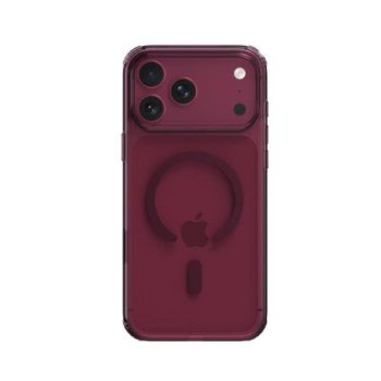 Funda para móvil Raptic Air Clear burdeos MagSafe para iPhone 18 Pro